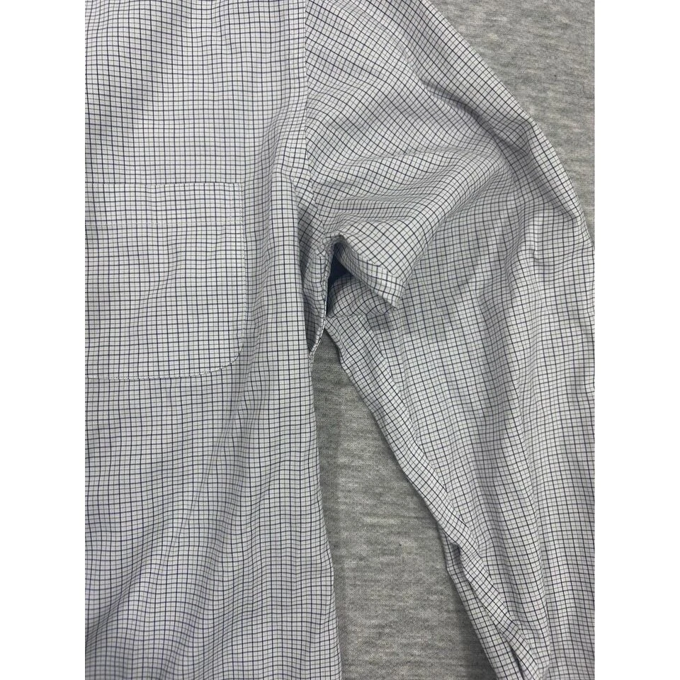 Camisa Brooks Brothers Para Hombre 15 1/2 - 32 Regent Cuadros Lino Sin Planchar Foto 4 de 4