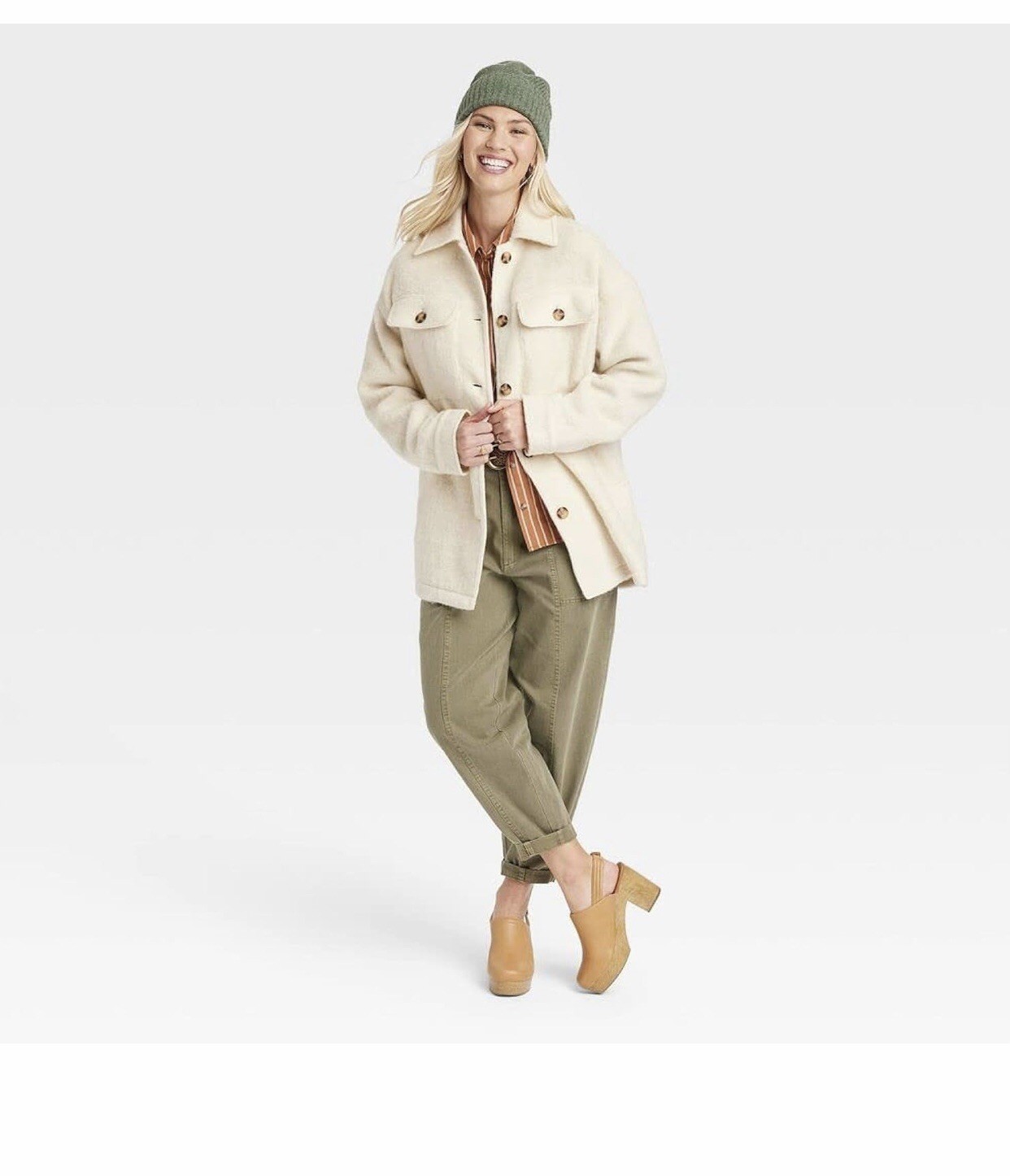 Universal Thread Wool Blend Oversized Shacket Jac… - image 13