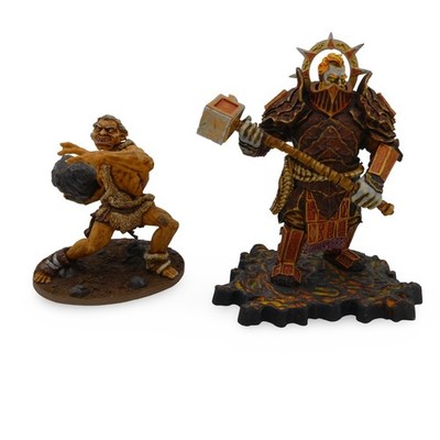 Lot Of 2 Dungeons & Dragons -Hill Giant - Fire Giant Lord-  Storm Kings Thunder