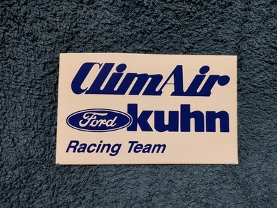 ClimAir, Ford Kuhn, Racing Team, Aufkleber, Werbung, Reklame, 11,3x6,8 cm