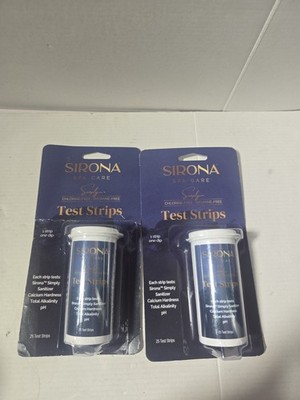 (2) Packs Bottles of 25 Each SIRONA Simply Test Strips