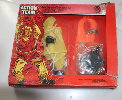 Gi Joe  Action Team Schildkrot  ''Breeches Buoy  '' 1970  Rare Boxed  Set   !