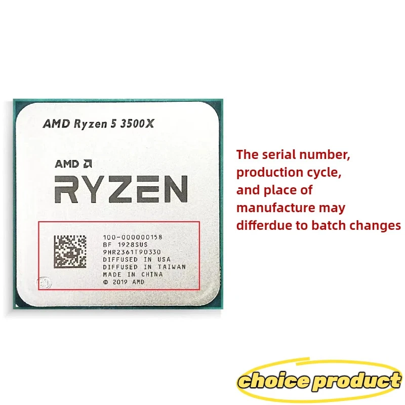 AMD Ryzen 5 3500X New 6-Core 6-Tread DDR4 Socket AM4 CPU Processor R5 3500x - Image 4 of 4