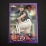 2023 Topps Chrome Logofractor - Cade Cavalli #61 Purple Refractor /250 (RC)