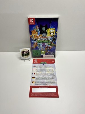 ***Nickelodeon All-Star Brawl 2 - Nintendo Switch Neu - Code in Hülle Unbenutzt