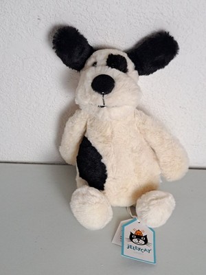 Bashful Black & Cream Puppy Gigantic | Jellycat, Inc jellycat
