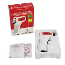 Medic Therapeutics Dual Mode Contactless Digital Infrared Thermometer With Box