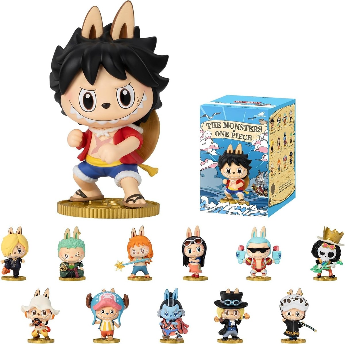 POP MART - LABUBU - THE MONSTERS x ONE PIECE Figures (Box of 12