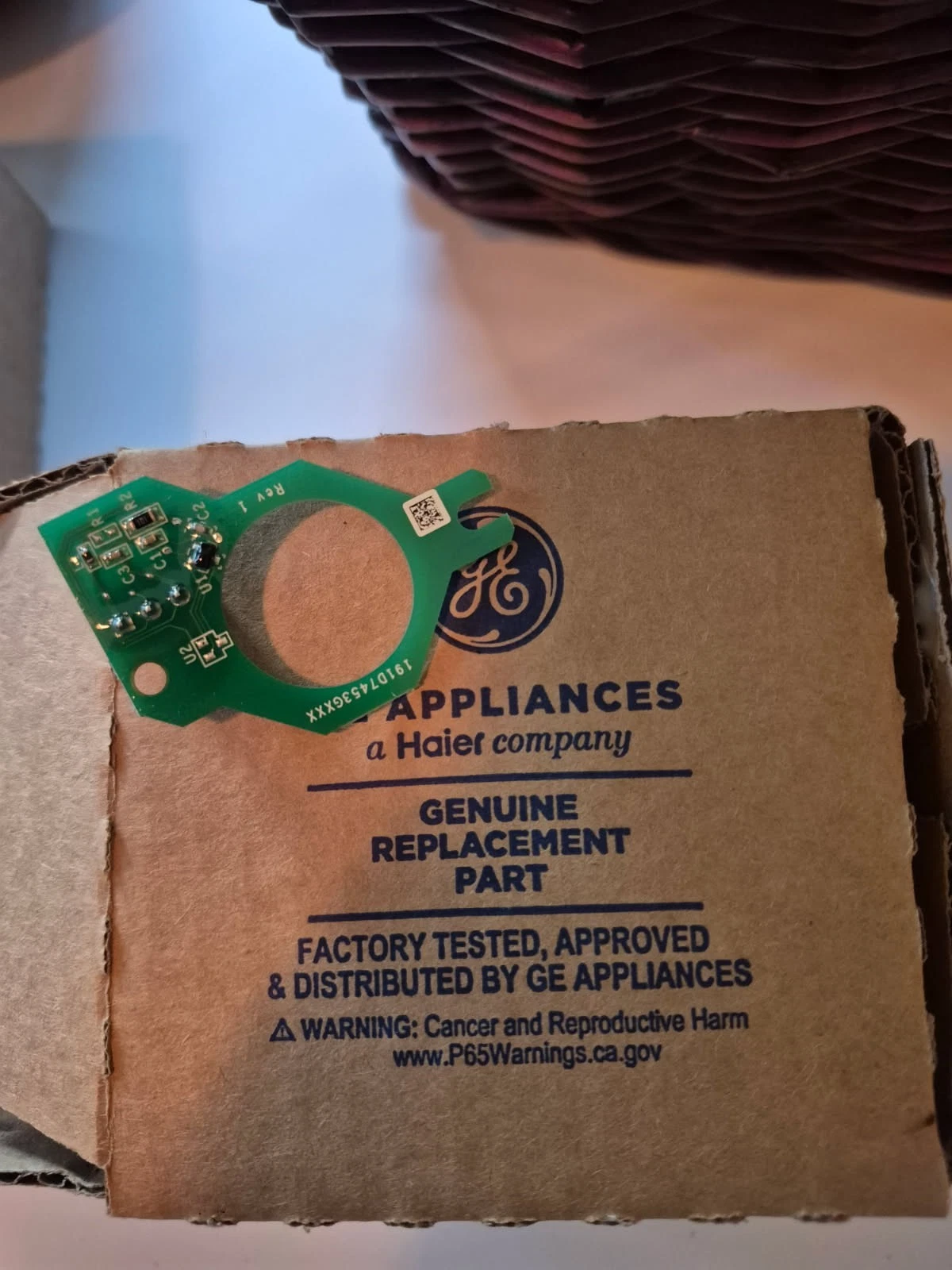 GE Cafe Induction Range Control Board (fan)
Opens in a new window or tab