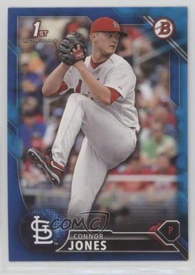 2016 Bowman Draft Draft Picks Blue 143/150 Connor Jones #BD-107 s3g