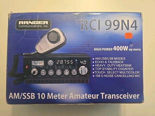 Transceiver Ranger Ranger RCI-99N4 400 Watt SSB/AM 10 Meter Amateur Transceiver Radio ...