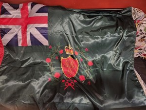 British Regimental Standard 55th Regt Of Foot American Revolution 