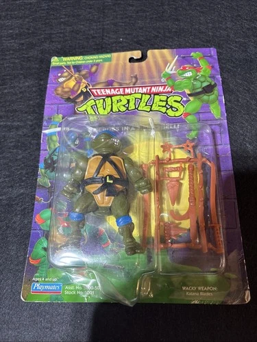 Vintage Playmates Tmnt Teenage Mutant Ninja Turtle Leonardo Action Figure 1998