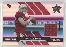 2006 Leaf Rookies & Stars Longevity Parallel Holofoil 21/50 Matt Leinart s3g