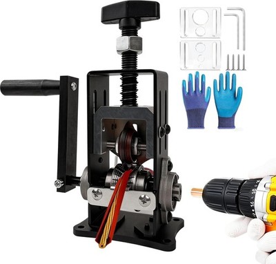 Manual Wire Stripper Machine 0.06-1in Drill Powered Cable Stripping Tool