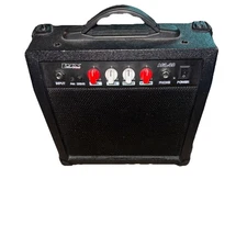 LyxPro 20W Electric Guitar Amp, Guitar Amplifier W/Built-In Speaker - Black