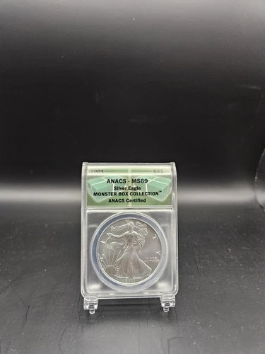 2001 Silver Eagle ANACS MS-69 Monster Box Collection