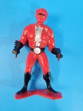 Vintage Tootsietoy Capt. Lazer Action Figure Plastic Toy Captain Laser 1977 