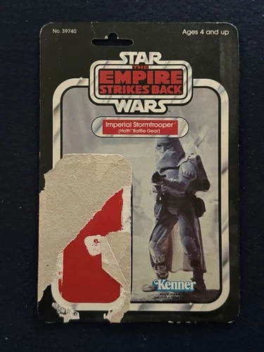 1980 Kenner Vtg Star Wars ESB Imperial Stormtrooper Hoth Battle Gear CARDBACK