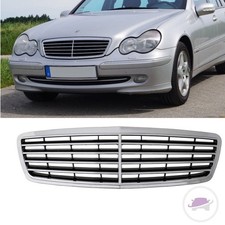 Mercedes C-Klasse S203 W203 Kühlergrill Avantgarde Elegance 00-07 Chrom Schwarz