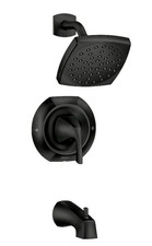Moen Lindor 82504BL Single-Handle Bathtub and Shower Faucet - Matte Black.NEW