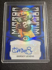 2023 Panini Certified Mirror Signatures Dorsey Levens Blue 12/30 GB Packers AU