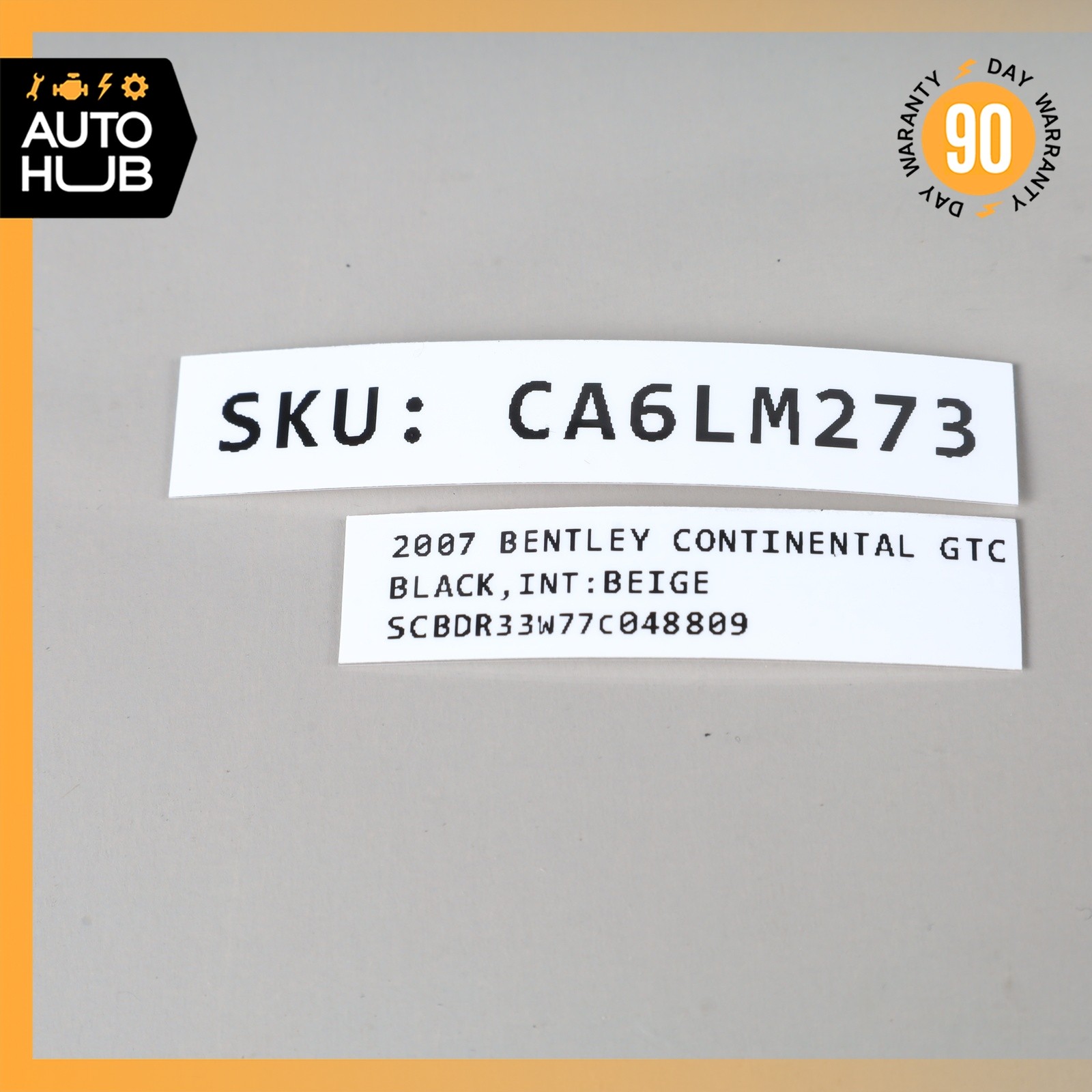 Bentley Continental GT 2003-2018 Control switch