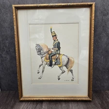 Wolfgang Tritt French Republic Colonel 1792-1800 Military Art Print Signed