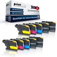 10X Reman Kompatible Tintenpatronen FüR Brother LC123 Farb Set