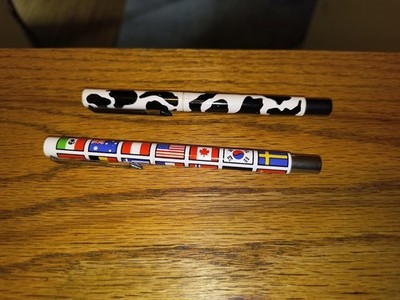 2 Parker Vector specials. Nations and Black n White Cow print