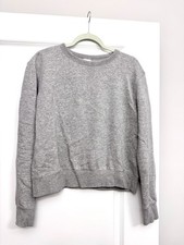 H M Basics Crewneck Sweatshirt Gray Size S