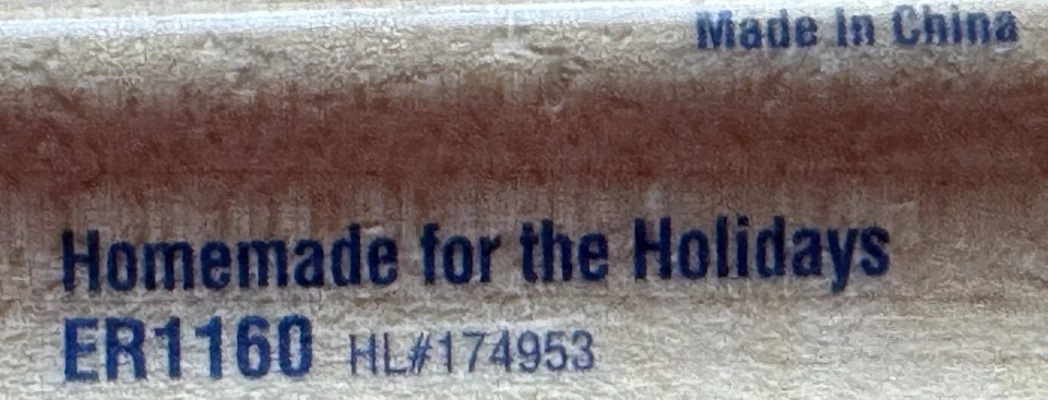 Sello de goma Stampabilities ER1160 hecho en casa para las fiestas receta de Navidad Foto 3 de 3