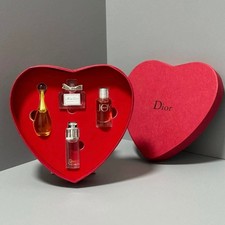 Dior Miniature Fragrance Set Gift Set Heart Box - 4 Pieces 5ml/0.17fl oz