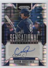 2025 Panini Prizm Sensational Signatures Pulsar /199 Carson Roccaforte Auto 1y9