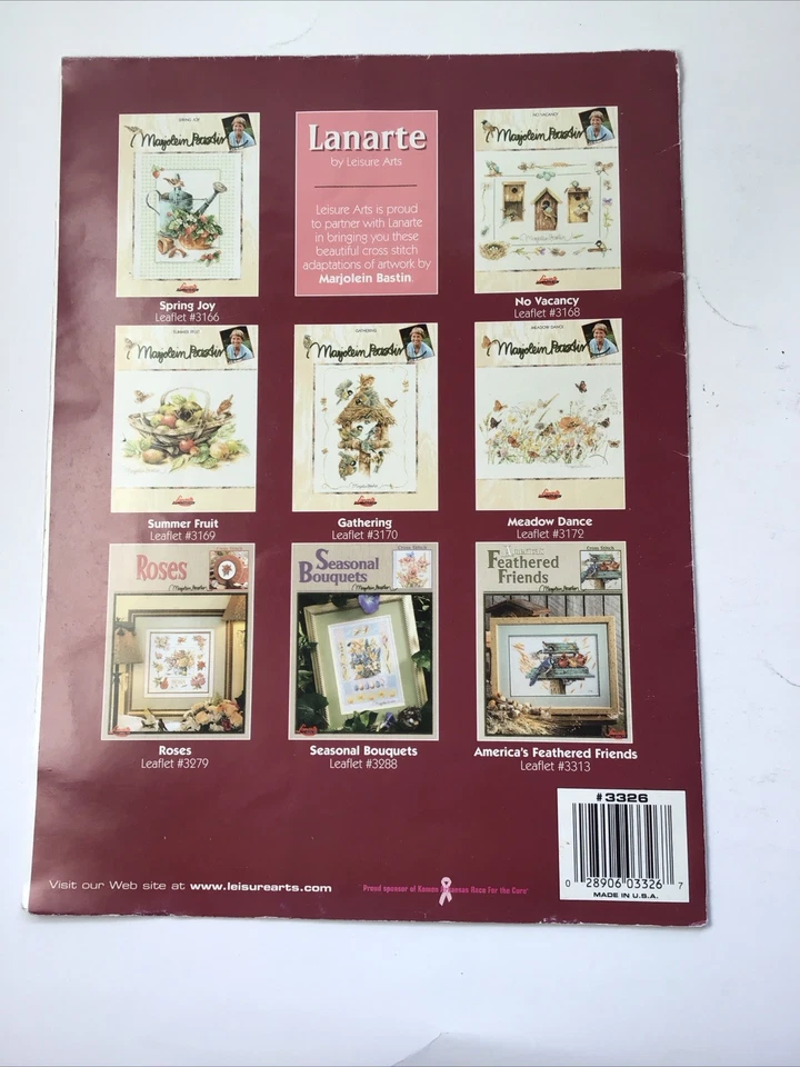 Leisure Arts ~ LANARTE- NATURES' CELEBRATION by Marjolein Bastin - Image 2 of 4