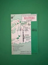 Excellent! 1972 Masters Spectator Guide Won by Jack Nicklaus 4th of 6 wins