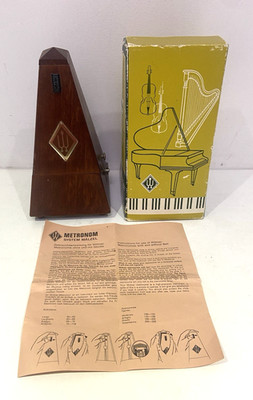 Wittner Holz Metronom 802K Germany & OVP +Anleitung siehe Video BM09