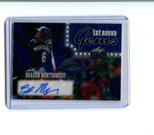 2025 Leaf Metal Baseball Autographs 1st Round Gems Braden Montgomery RC Auto /25