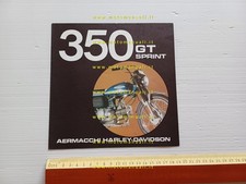 Aermacchi Harley-Davidson 350 GT Sprint 1972 depliant italiano originale