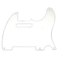 Fender Pickguard Tele 5-Hole White - Schlagbr...