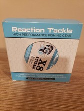 Línea de pesca trenzada de 8 hilos Reaction Tackle Pro agua salada o dulce