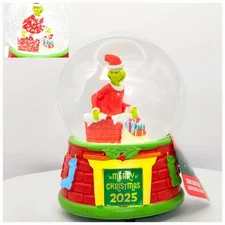 The Grinch Chimney Snow Globe