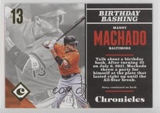 2017 Panini Chronicles Gold /999 Manny Machado #94 2t9
