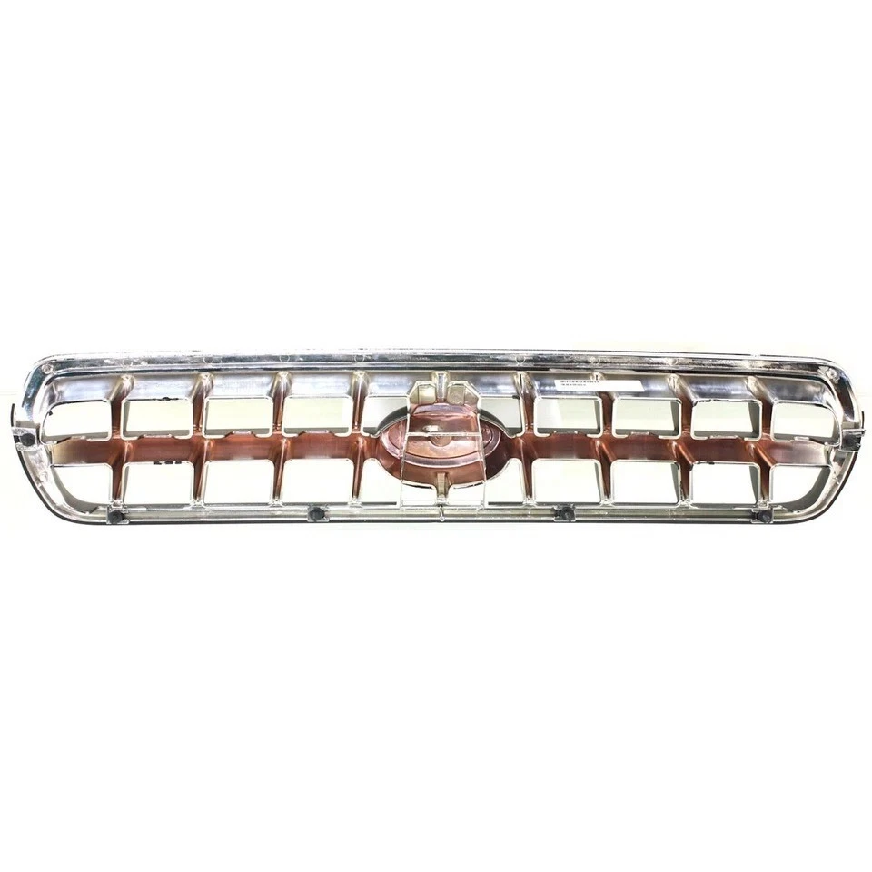 Front Chrome Shell with Painted Silver Black Grille For 2003-2004 Subaru Outback Foto 3 de 4