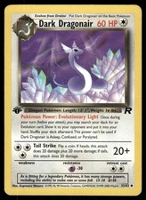 2000 Pokemon Dark Dragonair Uncommon Team Rocket 33/82 1st Edition HP on eBay