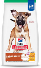 Puppy Large Breed Dry Dog Food, Chicken & Brown Rice, 27.5 Lb. Bag 4.62 per pound