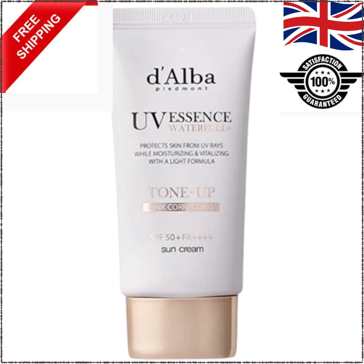 Crema solar tonificadora D'ALBA UV Essence Waterfull 50 ml FPS50+ PA++++