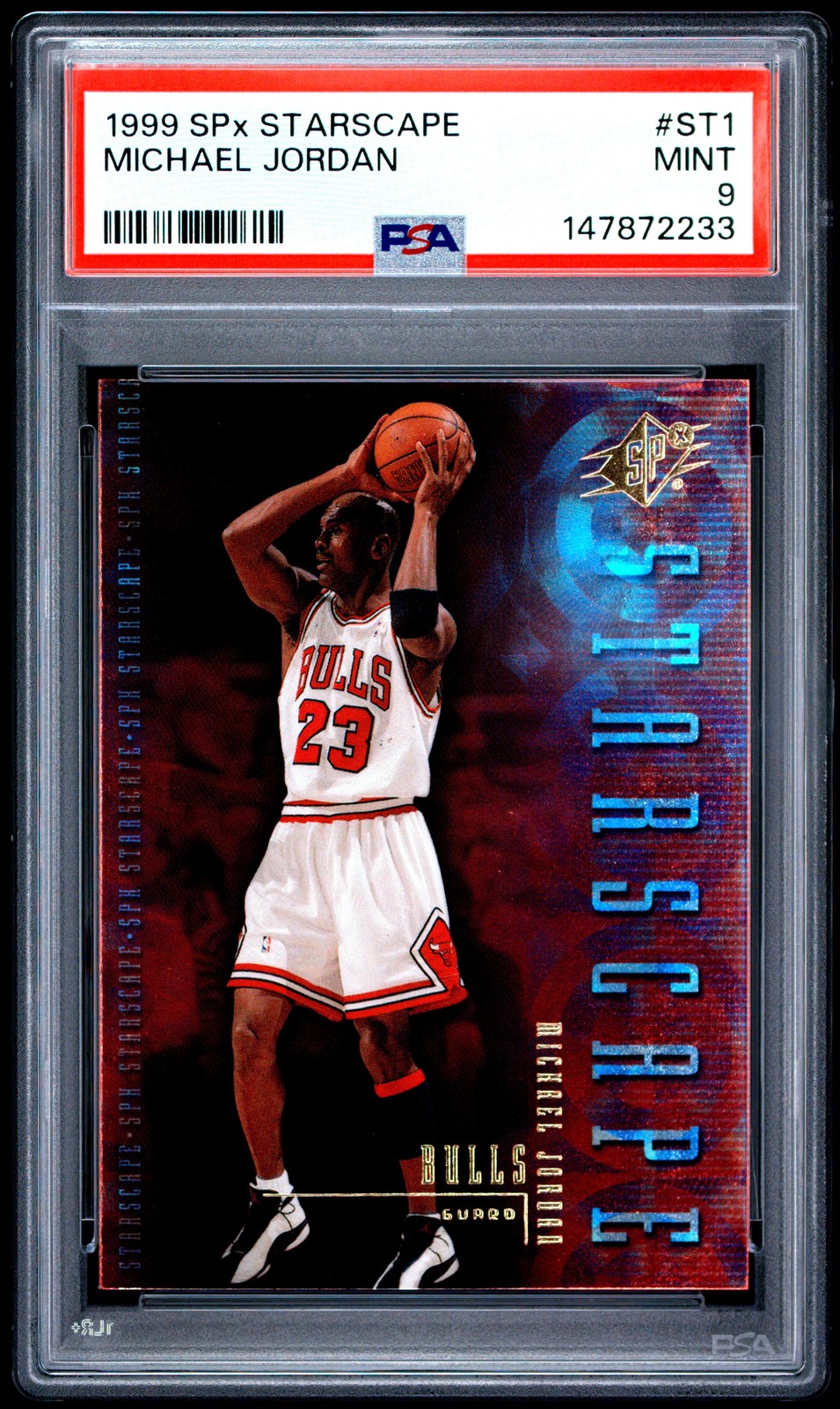 1999 SPX STARSCAPE #ST1 MICHAEL JORDAN PSA 9