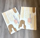 Vintage Wamsutta MCM Pair Of Standard Pillowcases Desert Cactus 70’s Water Lily — photo 3