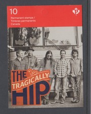 Canada BK543 The Tragically Hip Complete Booklet 10xP stamps